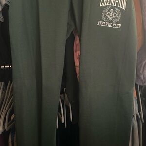 Champion Dark Green Sweatpants